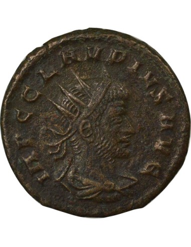 Rome Empire Claude II le Gothique Junon & Paon 1 antoninien Billon 269 R Rome