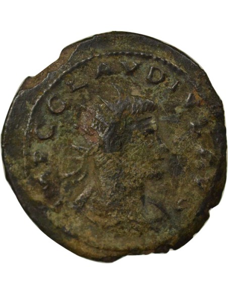 Rome Empire Claude II le Gothique Minerve debout 1 antoninien Billon 268-270 R Rome