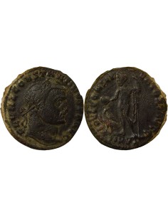 Rome Empire Constantin Ier Génie & Aigle 1 nummus Cuivre 311 Cyzique