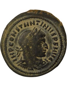 Rome Empire Constantin Ier Sol 1 nummus Cuivre 317 R Rome 2