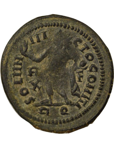 Rome Empire Constantin Ier Sol 1 nummus Cuivre 317 R Rome