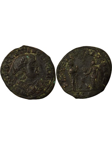 Rome Empire Dioclétien Providentia & Quies 1 ae Bronze 308 Alexandrie