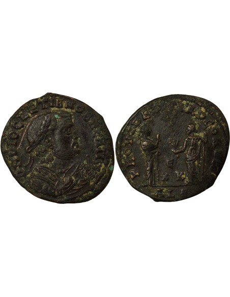 Rome Empire Dioclétien Providentia & Quies 1 ae Bronze 308 Alexandrie