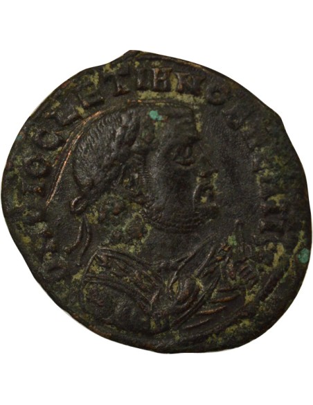 Rome Empire Dioclétien Providentia & Quies 1 ae Bronze 308 Alexandrie
