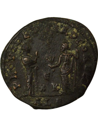 Rome Empire Dioclétien Providentia & Quies 1 ae Bronze 308 Alexandrie