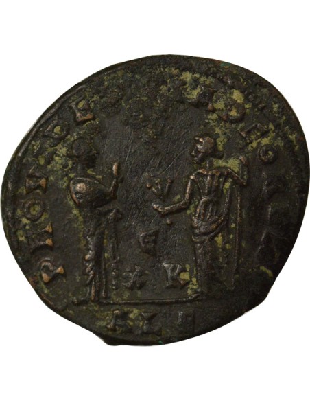 Rome Empire Dioclétien Providentia & Quies 1 ae Bronze 308 Alexandrie