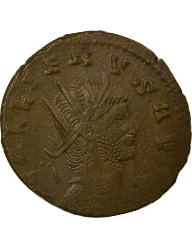 Rome Empire Gallien Antilope à gauche 1 antoninien Billon 267-268 R Rome