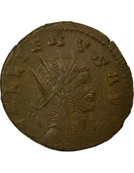 Rome Empire Gallien Antilope à gauche 1 antoninien Billon 267-268 R Rome