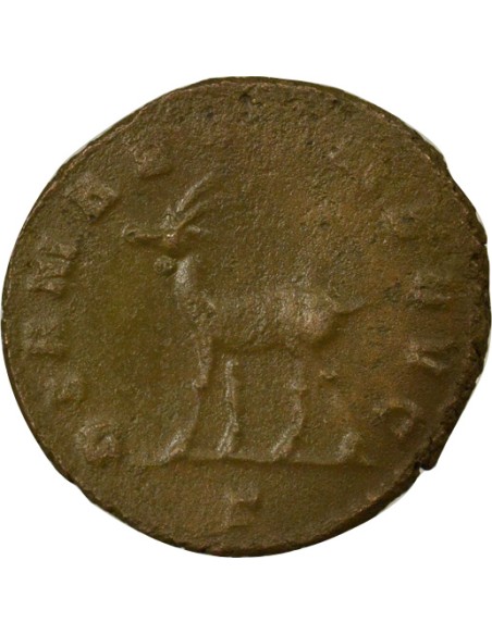 Rome Empire Gallien Antilope à gauche 1 antoninien Billon 267-268 R Rome