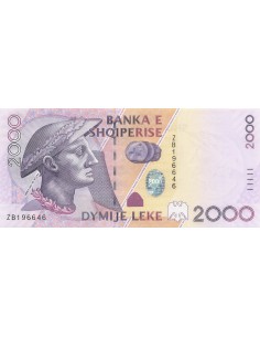 Albanie 2000 Leke - Mbreti Gent - 2007 - P.74 2000 leké 2007