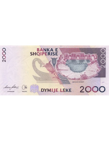 Albanie 2000 Leke - Mbreti Gent - 2007 - P.74 2000 leké 2007