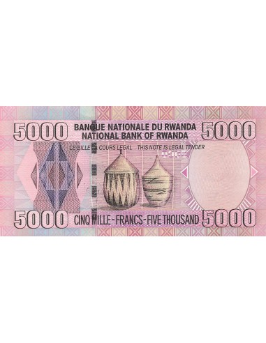 Rwanda 5000 Francs - Gorille - 01-04-2004 - P.33 5000 francs 2004