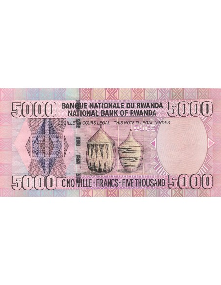 Rwanda 5000 Francs - Gorille - 01-04-2004 - P.33 5000 francs 2004