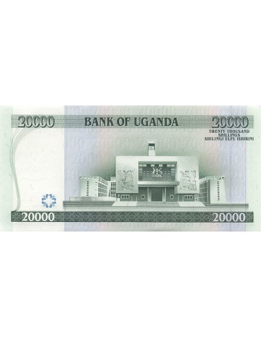 Ouganda 20000 Shillings - Grue - 2005 - P.46 20000 shillings 2005