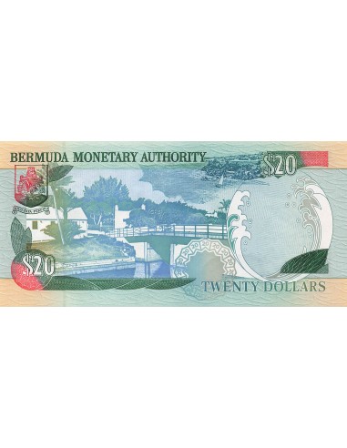 Reine d'Angleterre et du Commonwealth 20 Dollars - Elisabeth II - 2000 - P.53A 20 dollars 2000