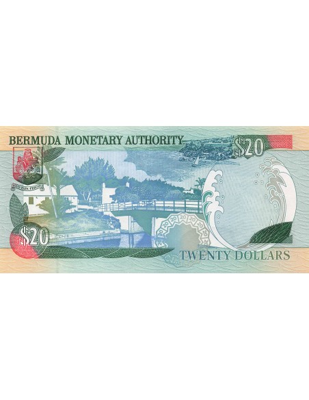 Reine d'Angleterre et du Commonwealth 20 Dollars - Elisabeth II - 2000 - P.53A 20 dollars 2000