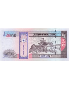 Mongolie 5000 Tögrög - Gengis Khan - ND (2003) - P.68 5000 tögrög 2003 2