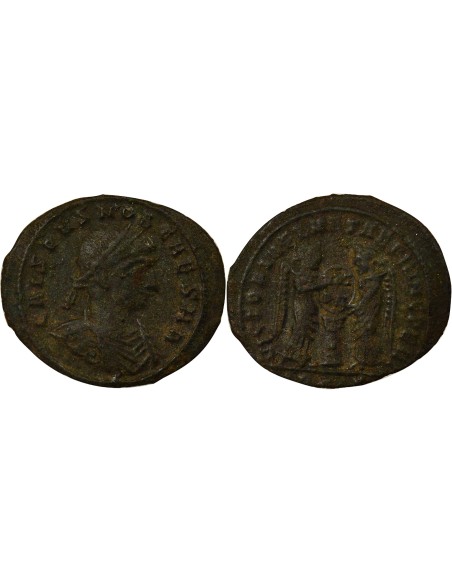 Rome Empire Crispus aux Victoires 1 nummus Cuivre 318-319 Siscia