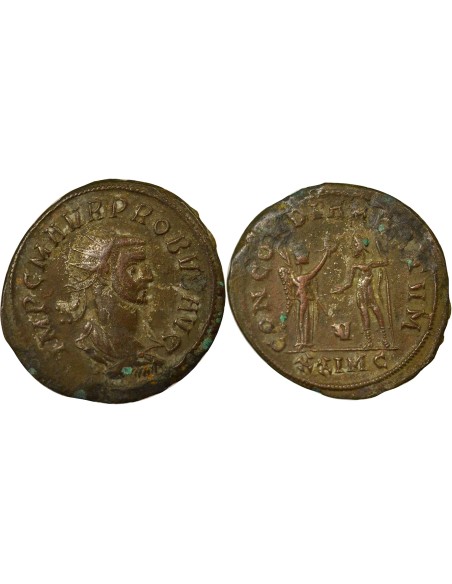 Rome Empire Probus Victoire & Empereur 1 antoninien Billon 280 Cyzique