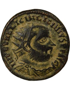 Rome Empire Licinius Ier Jupiter & Captif 1 antoninien Cuivre 321-323 R Rome 2