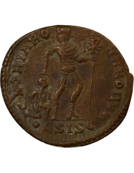 Rome Empire Valentinien Ier Empereur & Captif 1 nummus Cuivre 364-367 Siscia