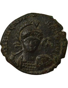 Rome Empire Arcadius Constantinople Assise 1 nummus Cuivre 401-403 Nicomédie 2