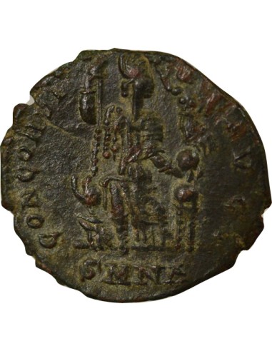 Rome Empire Arcadius Constantinople Assise 1 nummus Cuivre 401-403 Nicomédie