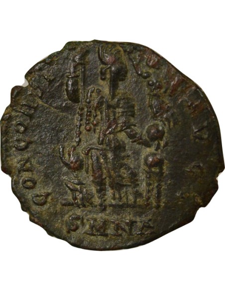 Rome Empire Arcadius Constantinople Assise 1 nummus Cuivre 401-403 Nicomédie