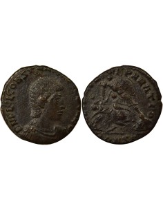 Rome Empire Constantin II Porte de Camp 1 nummus Cuivre 328-329 Siscia