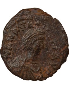 Empire Byzantin Anastase I Anastase - Follis - 498 / 528 Constantinople 1 follis Cuivre 498-528 Constantinople 2