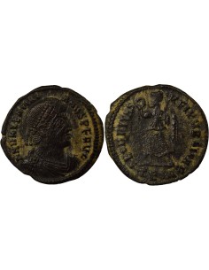 Rome Empire Valentinien Ier Victoire 1 nummus Cuivre 367-375 Thessalonique