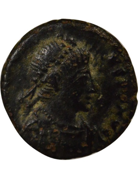 Rome Empire Honorius Empereur & Victoire 1 nummus Cuivre 395-401