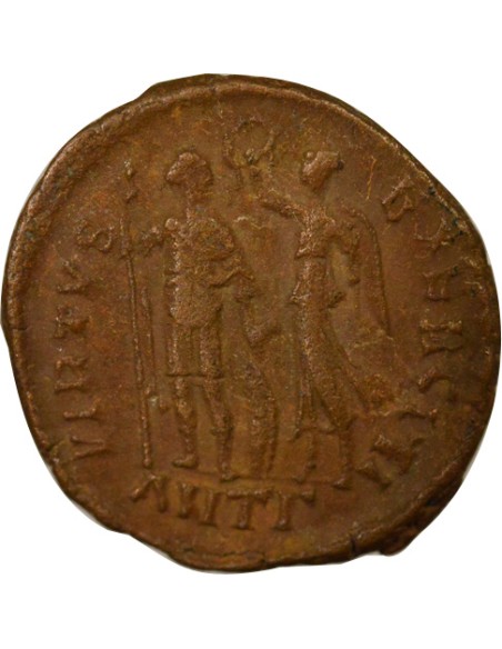 Rome Empire Honorius Empereur & Victoire 1 nummus Cuivre 395-401 Antioche