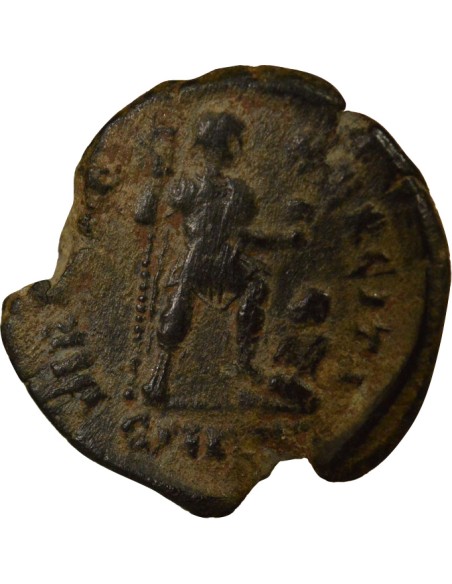 Rome Empire Théodose Ier Empereur & Captif 1 maiorina Cuivre 383-388 Cyzique