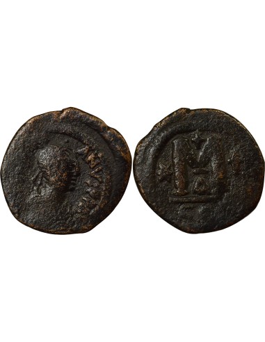 Empire Byzantin Justinien Ier 1e Type 1 follis Cuivre 527-538 Constantinople