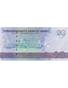 Turkménistan 20 Manat - Görogli Beh Türkmen - 2009 - P.25 20 manat 2009 2