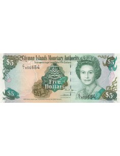 Iles Caïman 5 Dollars - Elisabeth II - 2005 - P.34 5 dollars 2005