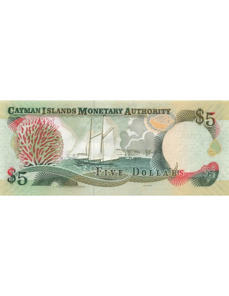 Iles Caïman 5 Dollars - Elisabeth II - 2005 - P.34 5 dollars 2005