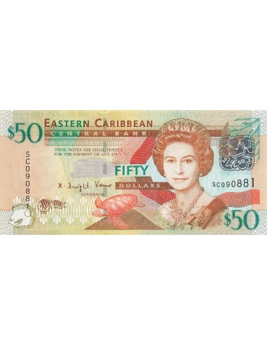 Etats Caraïbes orientales Elisabeth II