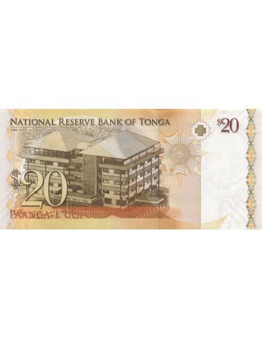 Tonga 20 Pa'anga - George Tupou V - ND (2009) - P.41 20 pa anga 2009