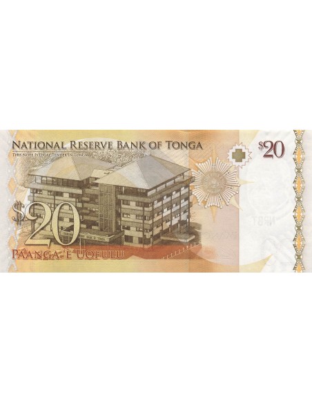 Tonga 20 Pa'anga - George Tupou V - ND (2009) - P.41 20 pa anga 2009
