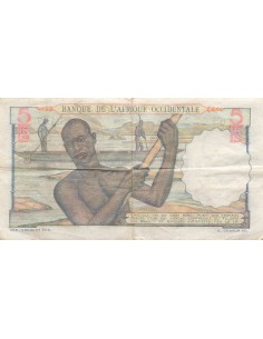 Afrique de l'Ouest 5 Francs - 30-12-1949 - P.36 5 francs 1949 2