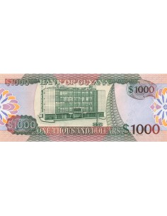 Guyana 1000 Dollars - ND (2005) - P.39 1000 dollars 2005 2