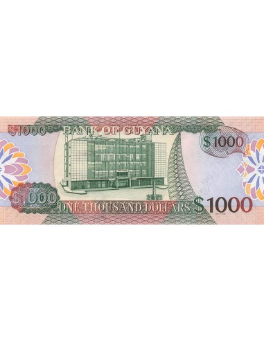 Guyana 1000 Dollars - ND (2005) - P.39 1000 dollars 2005