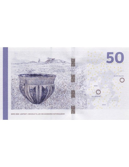 Danemark 50 Kroner - Pont de Sallingsund - 2009 - P.98 100 kroner 2009