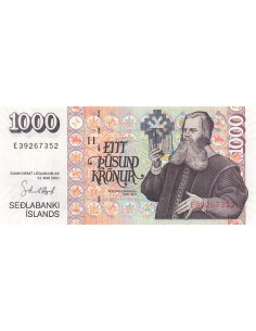 Islande 1000 Kronur - S.B. Sveinsson - ND (2009) - P.59 1000 kronur 2009