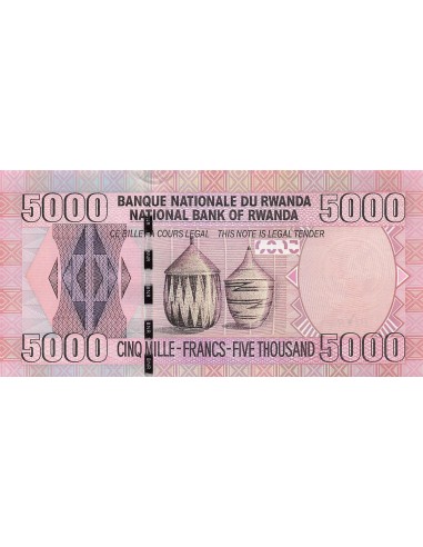 Rwanda 5000 Francs - Gorille - 2009 - P.37 5000 francs 2009
