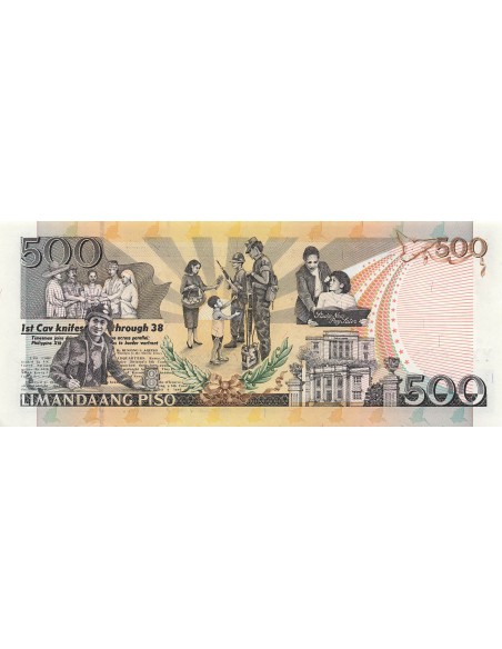 Philippines 500 Piso - Benigno Aquino Jr. - 2008 - P.196 500 piso 2008