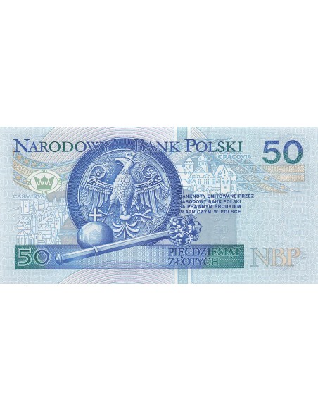 Pologne 50 Zlotych - Casimir III - 1994 - P.175 50 zlotych 1994