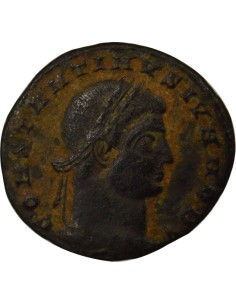 Rome Empire Valentinien Ier Empereur debout 1 nummus Cuivre 364-367 Constantinople 2